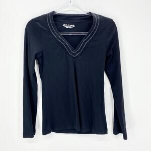 ROYAL ROBBINS Cotton Long Sleeve Embroidered Shirt Women's Sz S